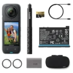 Insta360 X4 Adventure Bundle 8k 256gb Bateria Palo Invisible Negro